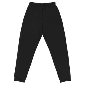 "Rise From The Darkness" All Black Classic Logo Joggers