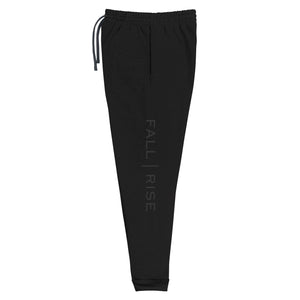 "Rise From The Darkness" All Black Classic Logo Joggers