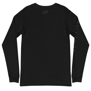 "Rise From The Darkness" All Black Classic Logo Long Sleeve Tee