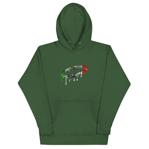 Mexican Flag Melted Halo Hoodie