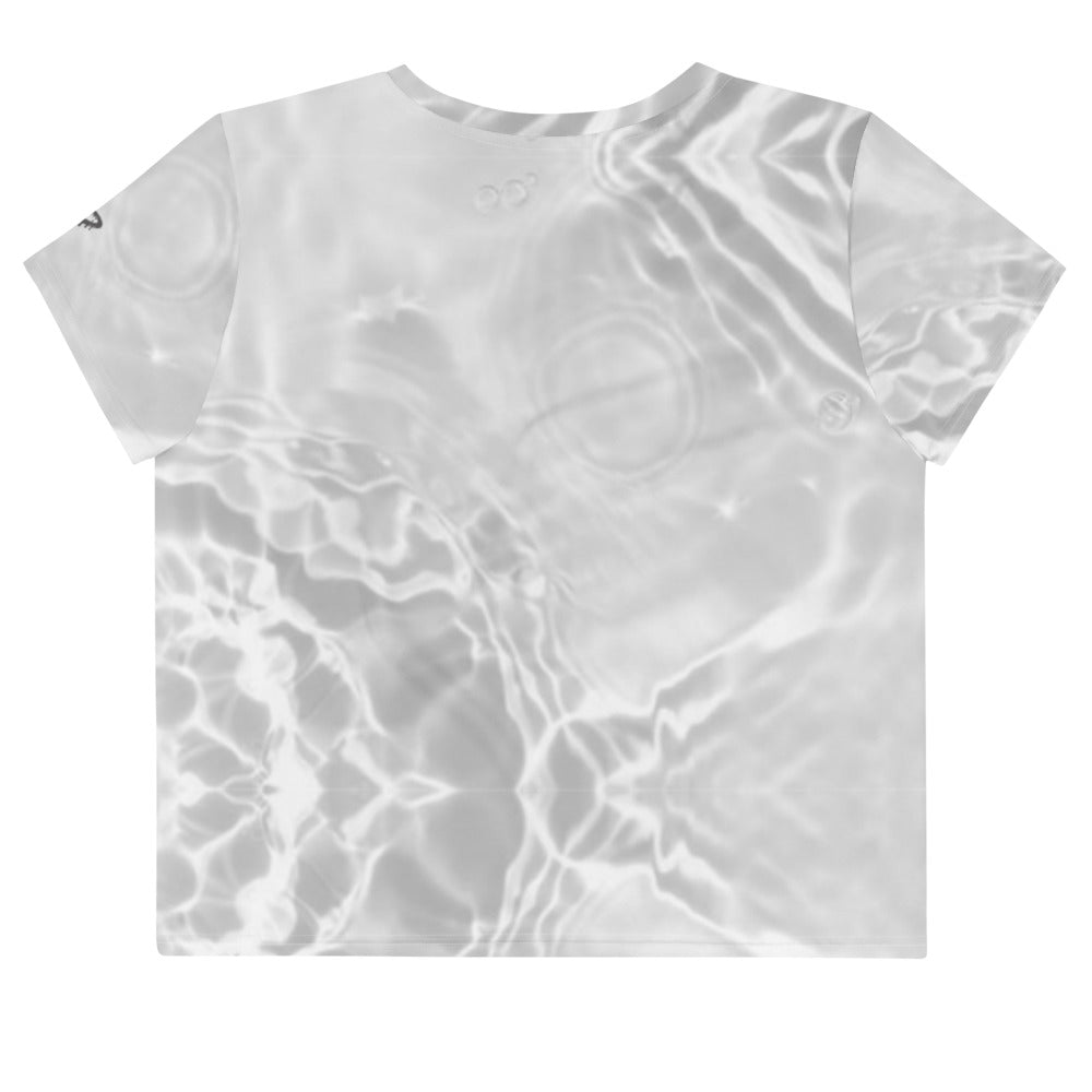 Women's "Water" Premium Crop Tee