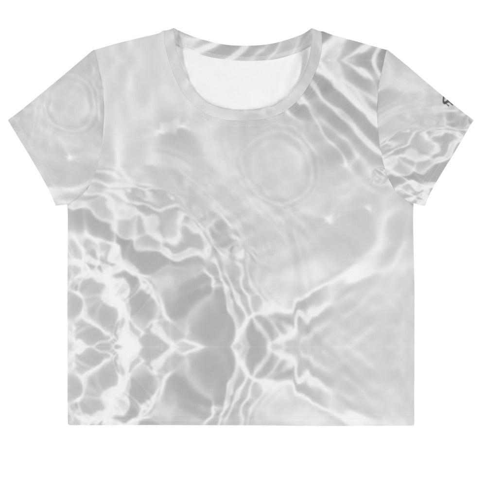 Women's "Water" Premium Crop Tee