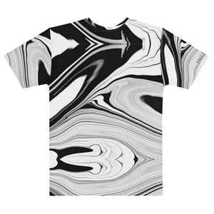 Men's Marble Wash V Neck T-shirt