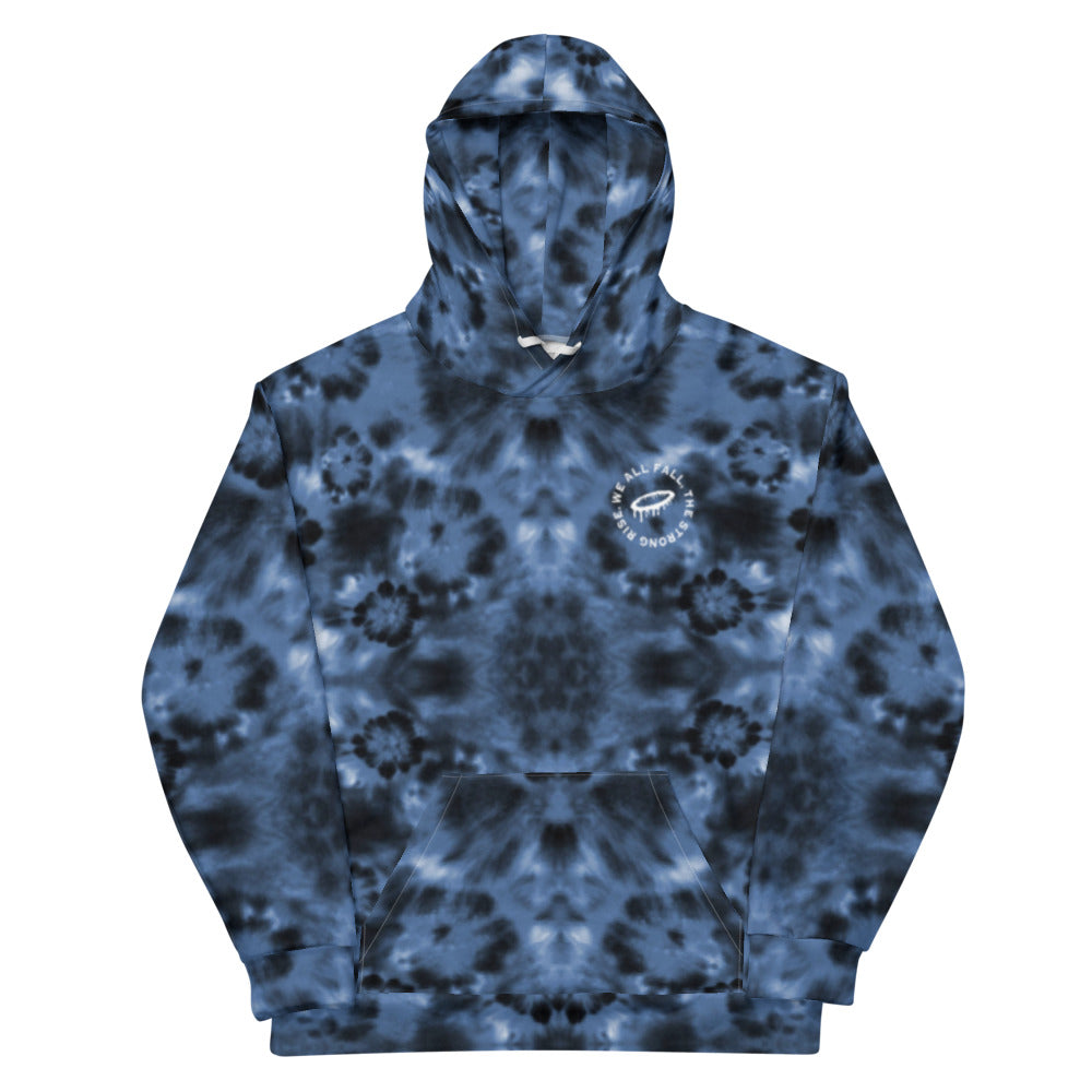 "We All Fall, The Strong Rise" Tie Dye Hoodie