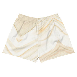 Women's Marble Wash Athletic Short Shorts