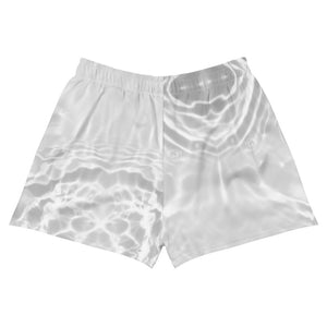 Women's "Water" Premium Athletic Short Shorts