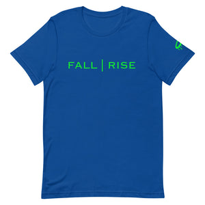 Lime "Fall | Rise" Crew Neck T-Shirt