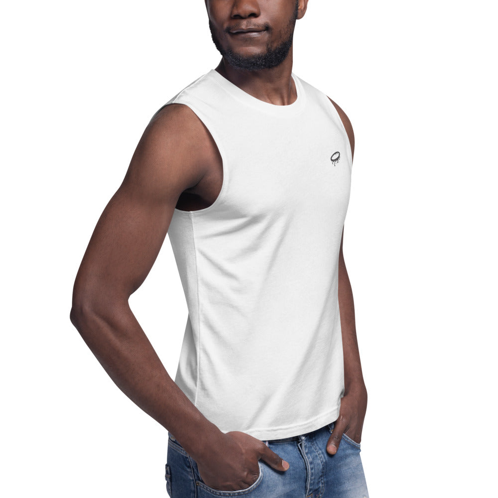 Grey Melted Halo Muscle Shirt(More Colors Available)