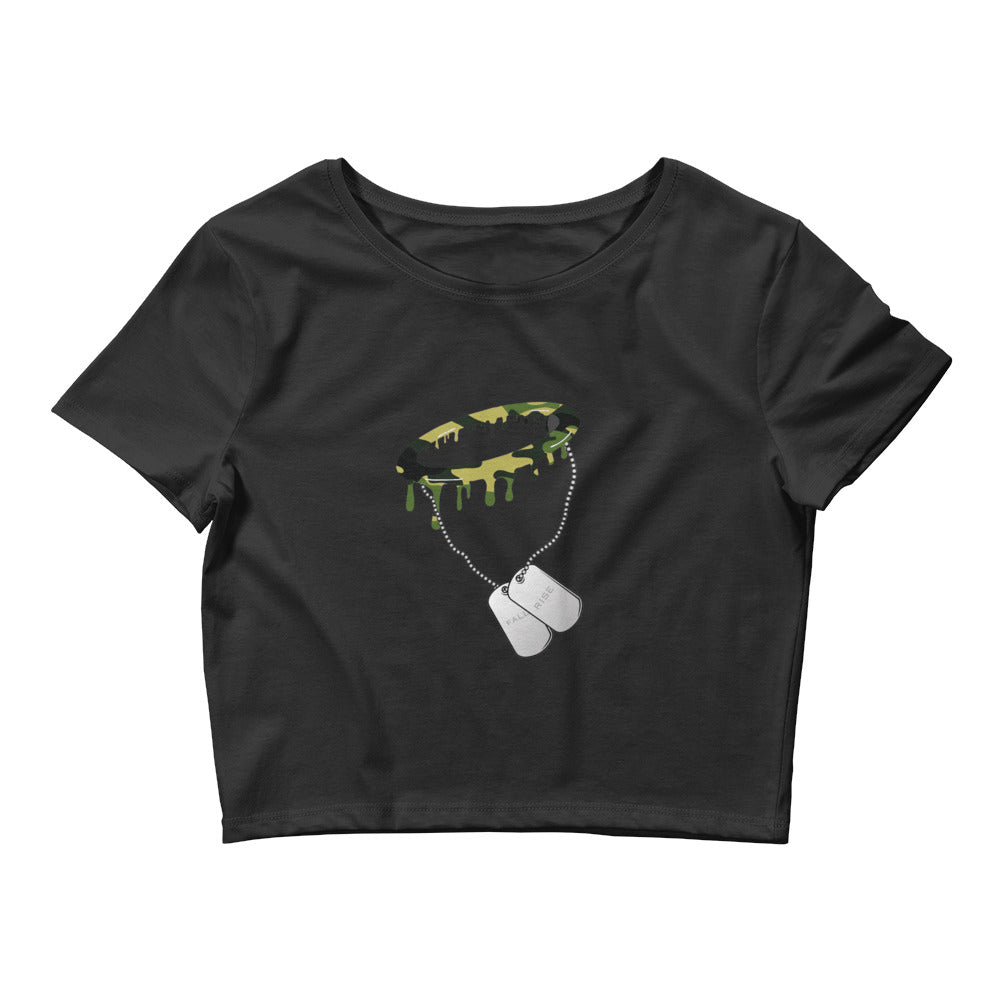 "We Fall Together, We Rise Together" Women’s Crop Tee