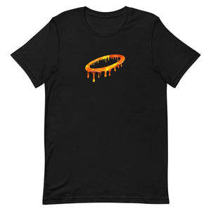 Flame Melted Halo Crew Neck T-Shirt