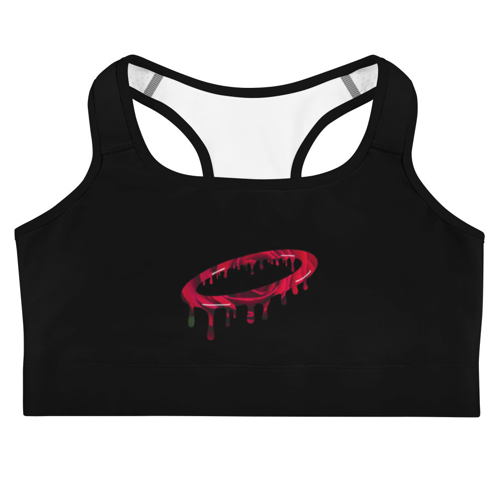 Rose Melted Halo Sports bra