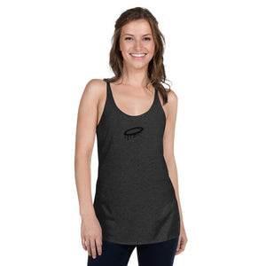 Black Melted Halo Women's Racerback Tank(More Colors Available)