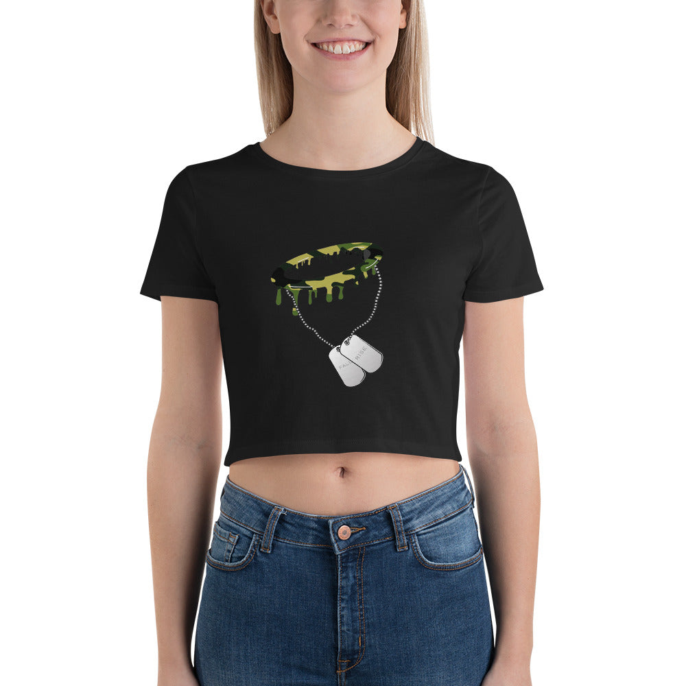 "We Fall Together, We Rise Together" Women’s Crop Tee