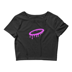 Pink Melted Halo Women’s Crop Tee