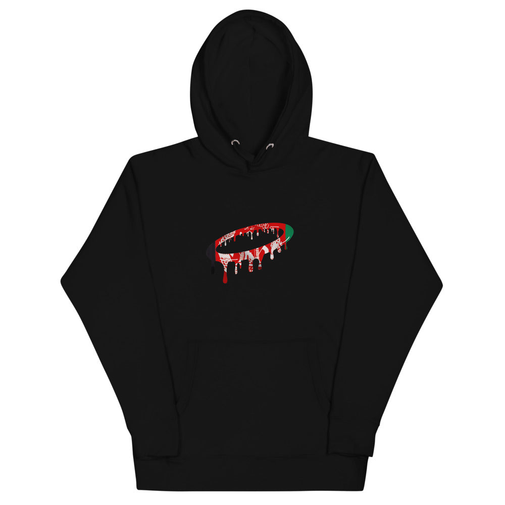 Afghan Flag Melted Halo Hoodie