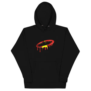 Vietnamese Flag Melted Halo Hoodie (More Colors Available)