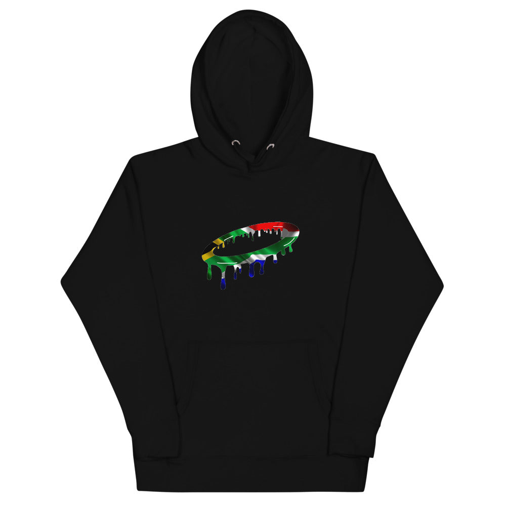 South African Flag Melted Halo Hoodie (More Colors Available)