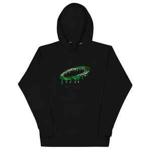 Saudi Arabian Flag Melted Halo Hoodie (More Colors Available)