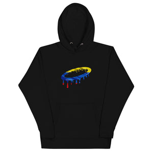 Columbian Flag Melted Halo Hoodie (More Colors Available)