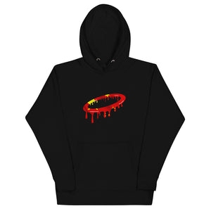 Chinese Flag Melted Halo Hoodie