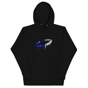 Chilean Flag Melted Halo  Hoodie