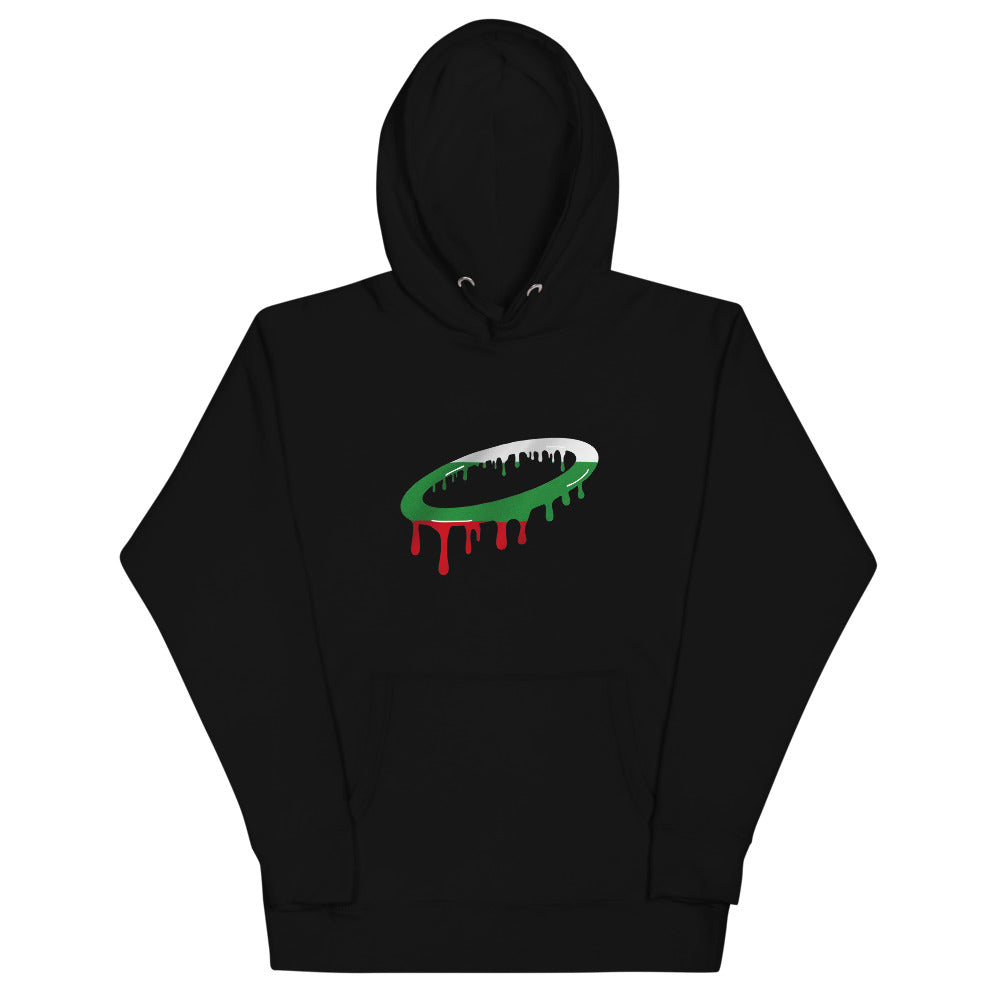 Bulgarian Flag Melted Halo Hoodie (More Colors Available)