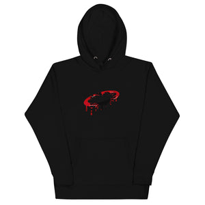 Albanian Flag Melted Halo Hoodie (More Colors Available)