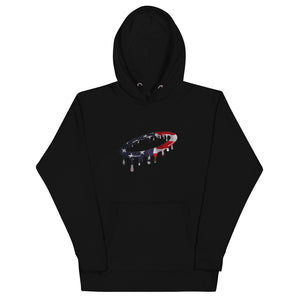 American Flag Melted Halo Hoodie (More Colors Available)