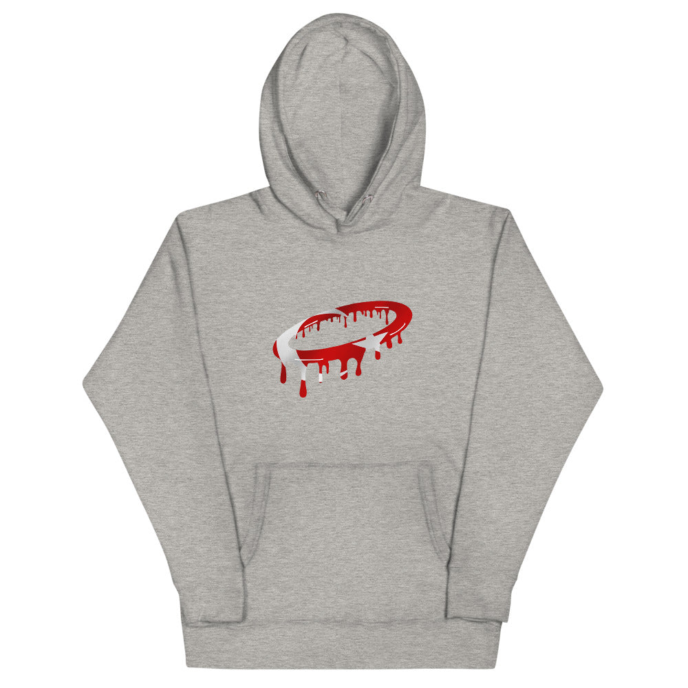 Turkish Flag Melted Halo Hoodie (More Colors Available)