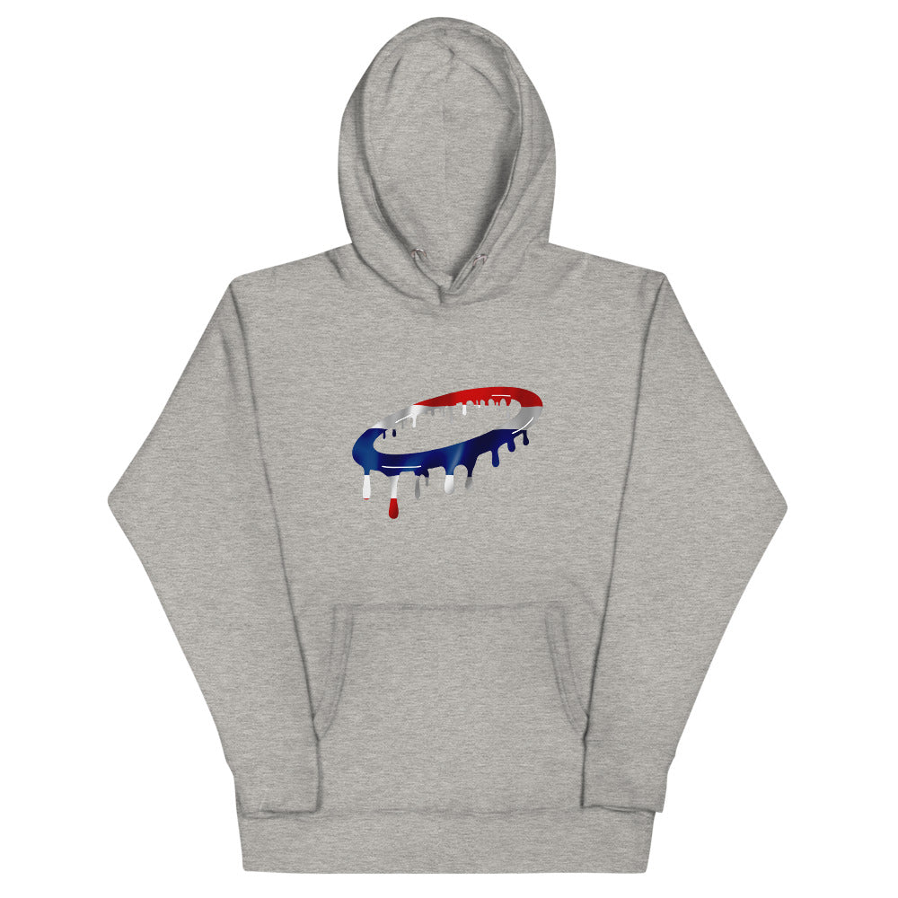 Thai Flag Melted Halo Hoodie (More Colors Available)