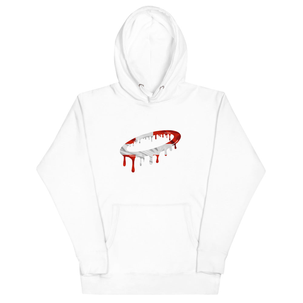 Swiss Flag Melted Halo Hoodie