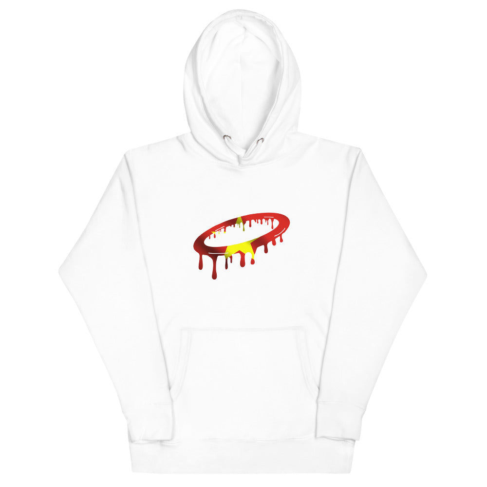 Vietnamese Flag Melted Halo Hoodie (More Colors Available)