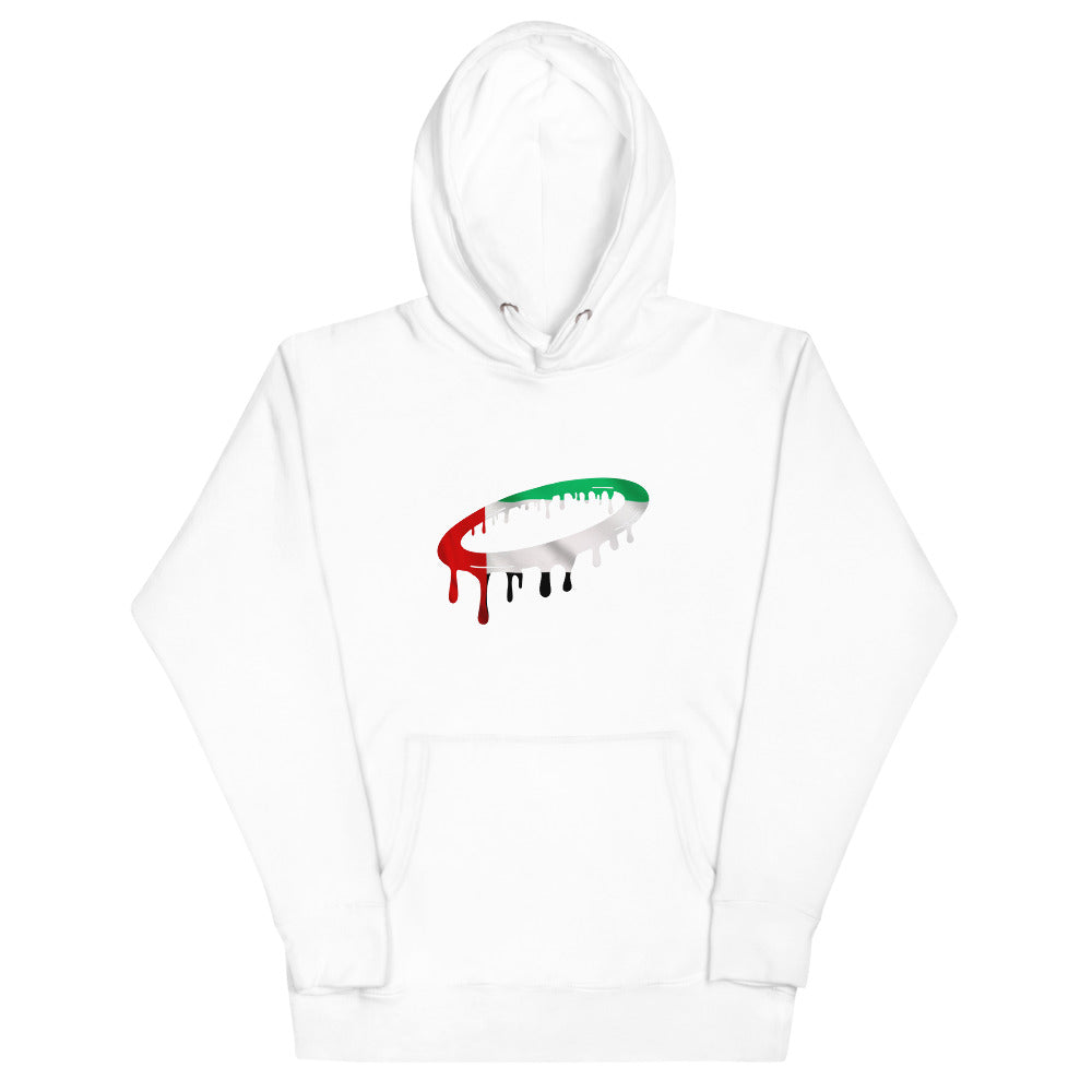 UAE Flag Melted Halo Hoodie