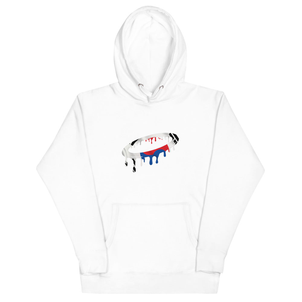 South Korean Flag Melted Halo Hoodie (More Colors Available)