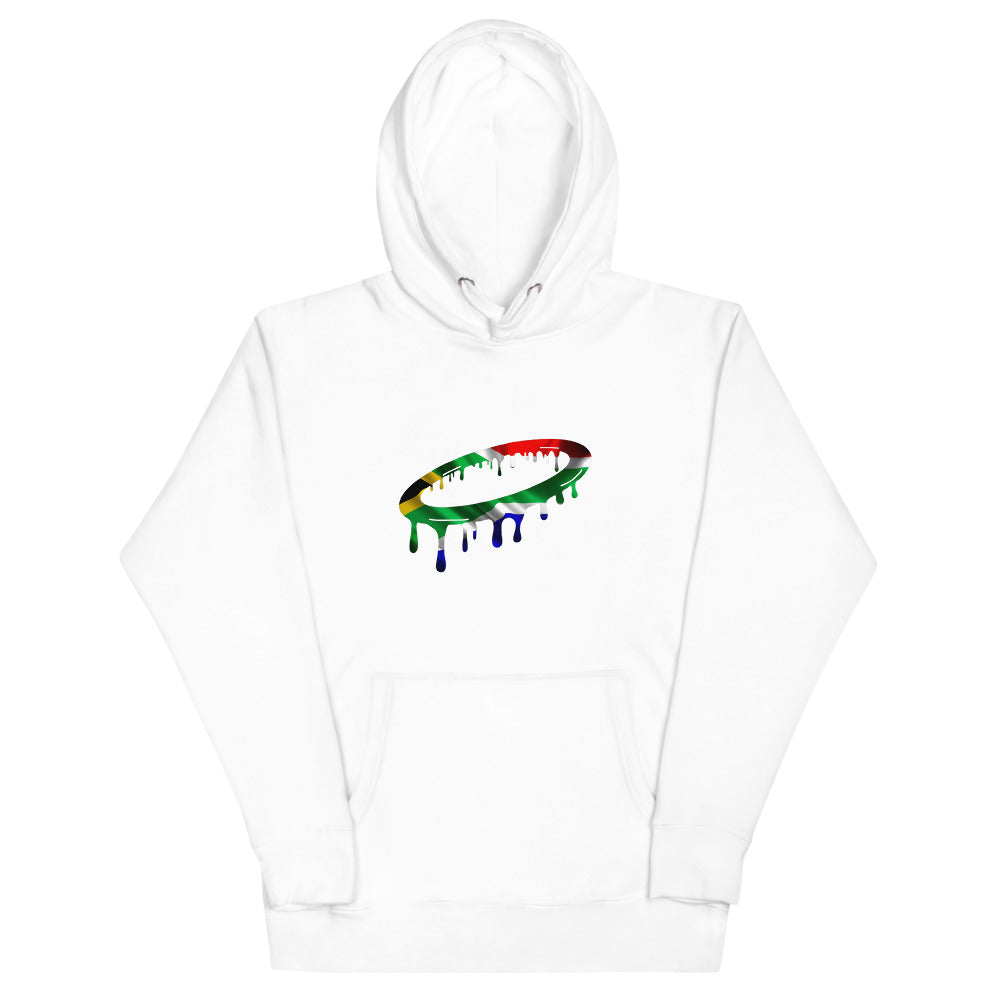 South African Flag Melted Halo Hoodie (More Colors Available)