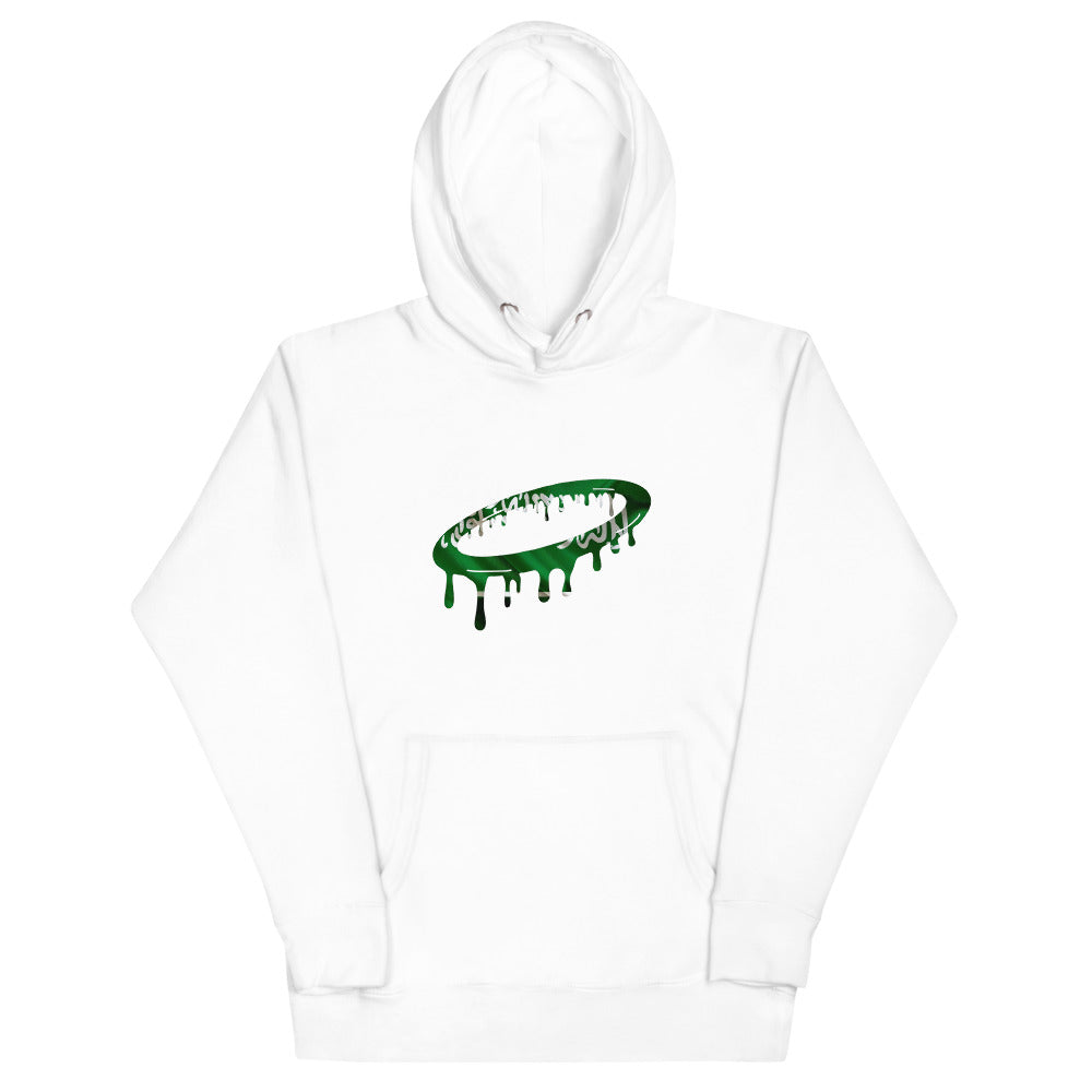 Saudi Arabian Flag Melted Halo Hoodie (More Colors Available)