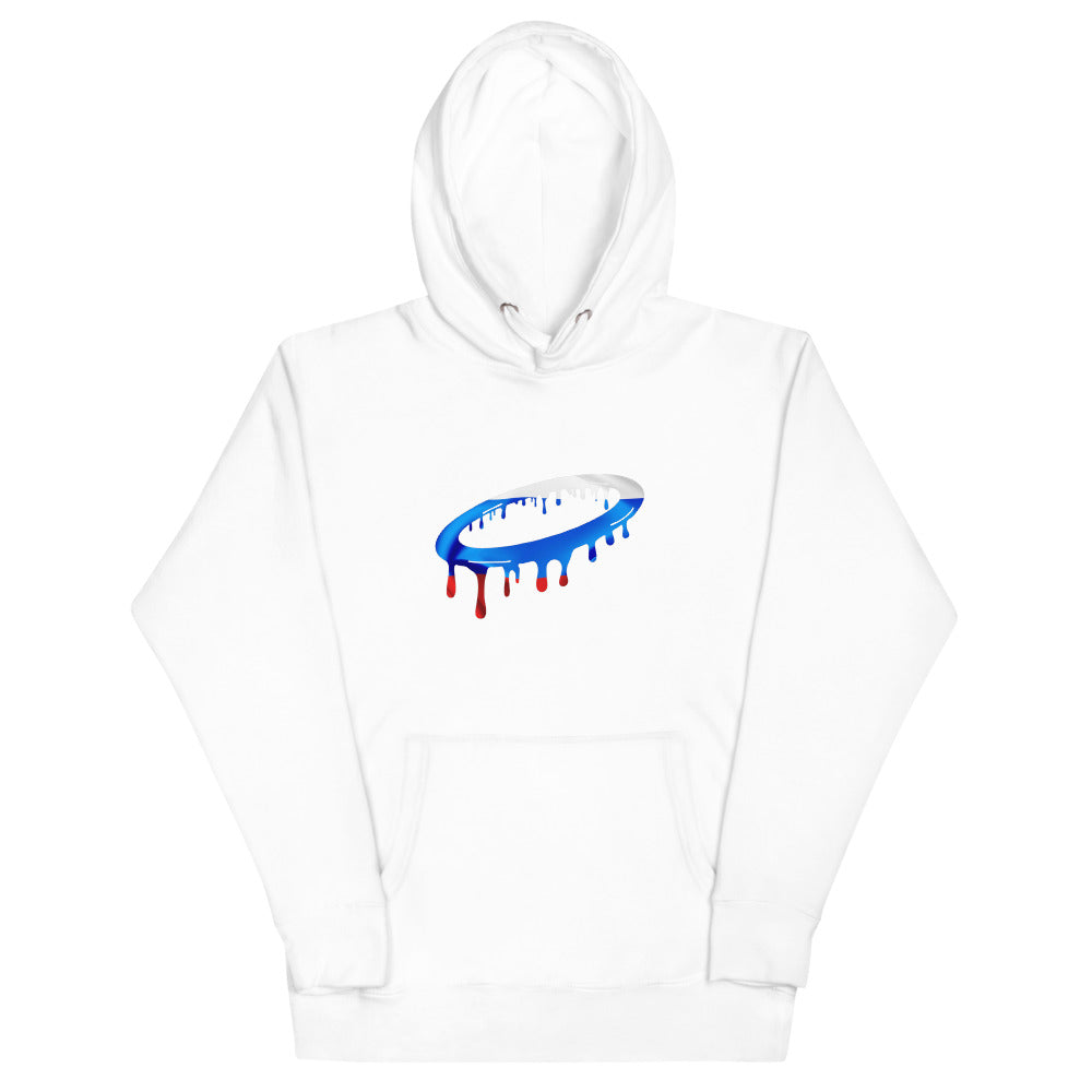 Russian Flag Melted Halo Hoodie (More Colors Available)