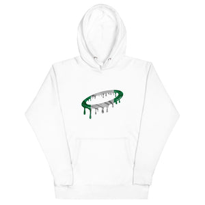 Nigerian Flag Melted Halo Hoodie (More Colors Available)