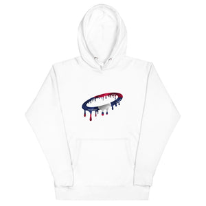 Laotian Flag Melted Halo Hoodie (More Colors Available)