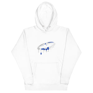 Israeli Flag Melted Halo Hoodie (More Colors Available)