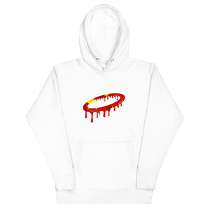 Chinese Flag Melted Halo Hoodie