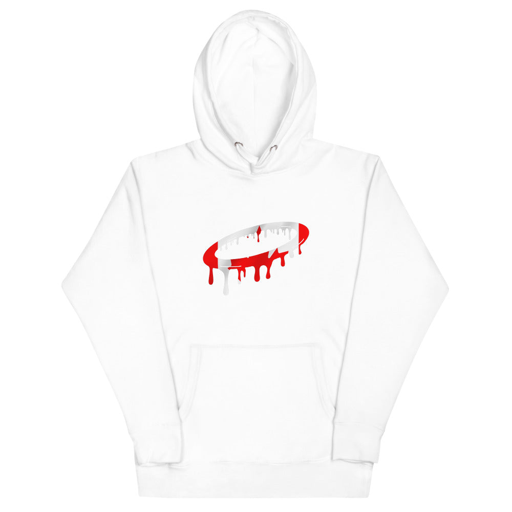 Canadian Flag Melted Halo Hoodie (More Colors Available)