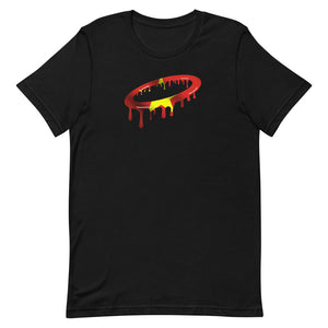 Vietnamese Flag Melted Halo Crew Neck T-Shirt (More Colors Available)