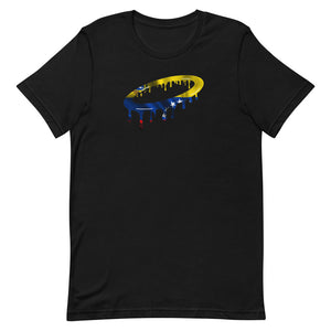 Venezuelan Flag Melted Halo Crew Neck T-Shirt (More Colors Available)