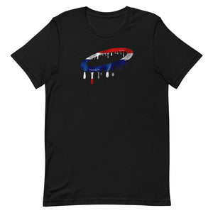 Thai Flag Melted Halo Crew Neck T-Shirt (More Colors Available)