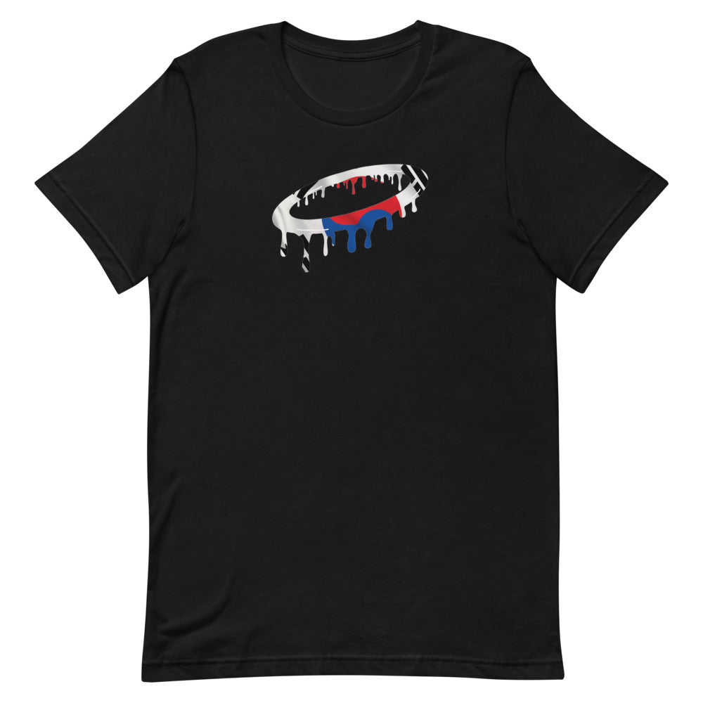 South Korean Flag Melted Halo Crew Neck T-Shirt (More Colors Available)