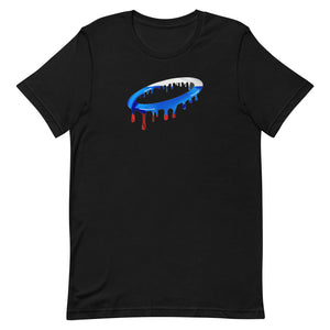 Russian Flag Melted Halo Crew Neck T-Shirt (More Colors Available)