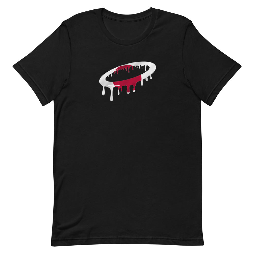 Japanese Flag Melted Halo Crew Neck T-Shirt (More Colors Available)