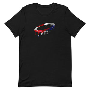 Cuban Flag Melted Halo Crew Neck T-Shirt (More Colors Available)