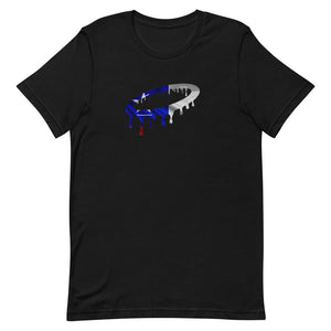 Chilean Flag Melted Halo Crew Neck T-Shirt (More Colors Available)